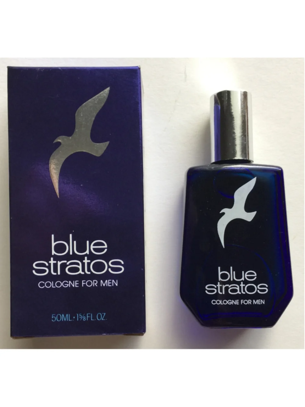 Vintage Cologne Blue Stratos Original Formula Shulton Old Spice NOS